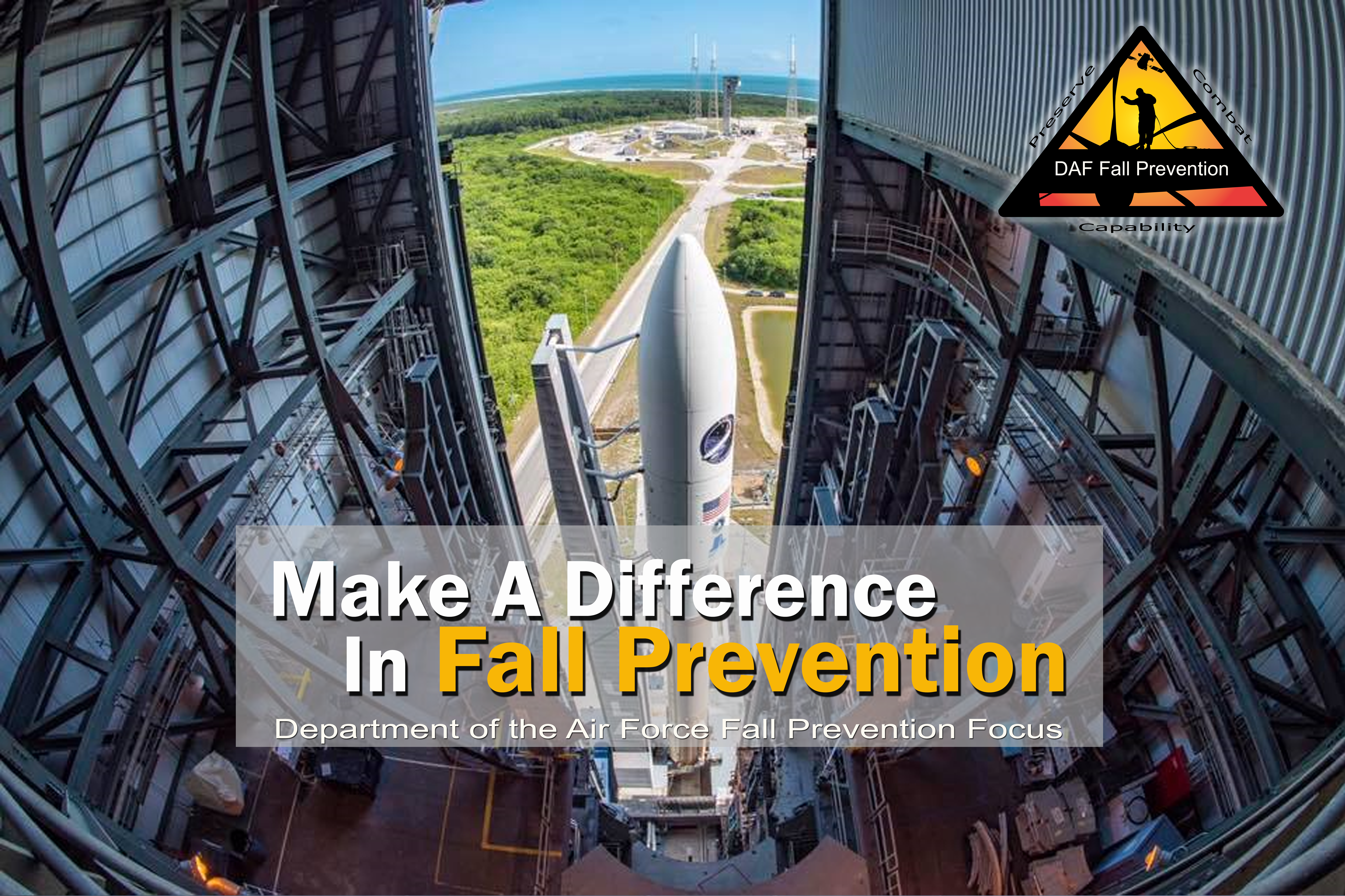 Make A Difference In Fall Prevention - Platform with rocket